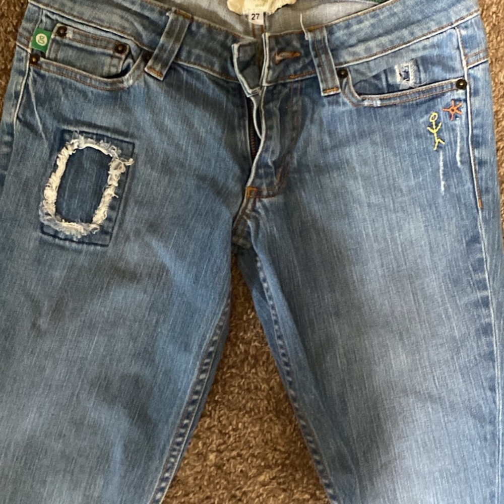 GRASS brand jeans size 27 bell bottom